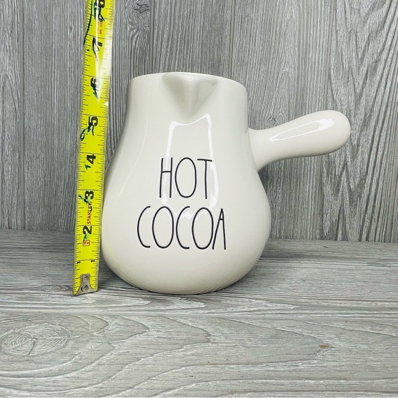Rare htf Rae Dunn HOT COCOA Pot pitcher cooking kitchen accessories decoration - Picture 7 of 8